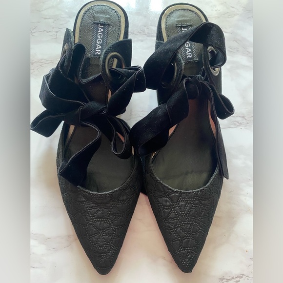 Jaggar Shoes - JAGGAR Black Velvet Heels